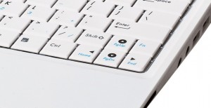 Right part of the keyboard on a white 1101HA