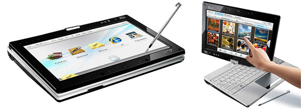 Touch screen laptops can come with convertible displays
