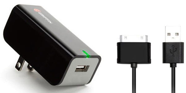 Griffin Power Block charger has a USB terminal, so you can connect more types of devices