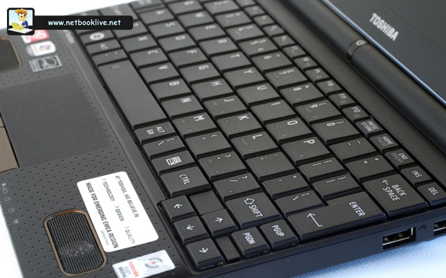 Keyboard is a mix of Full-Size keys and narrow cramped ones