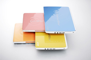 The design and colors are much more attractive than what we see on other entry level netbooks