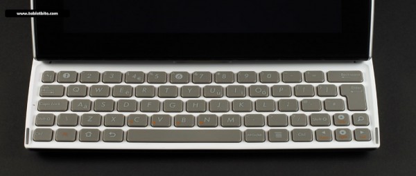 The keyboard on the EEE Pad