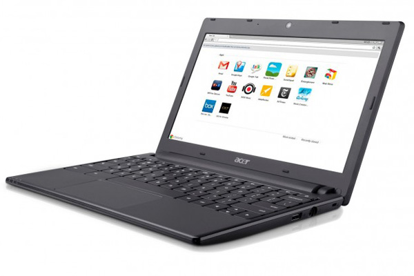 Acer Chromebook running Chrome OS