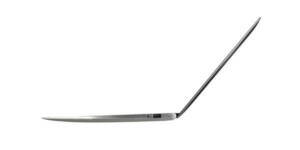 The Asus UX21 or the "Zenbook", as it's marketed by Asus. And no, it's not an MacBook Air
