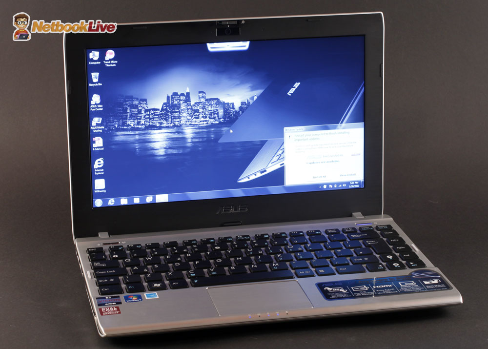 Asus EEE PC Flare 1225B unboxing and early impressions (video)