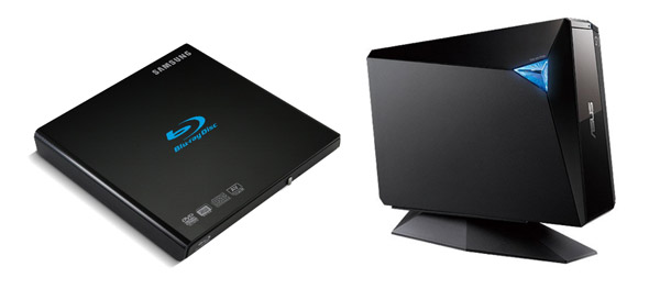 External Blu-ray drives are also available, but they are significantly more expensive