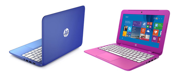 The HP Stream 11 is thicker and heavier, but also slightly faster and more practical